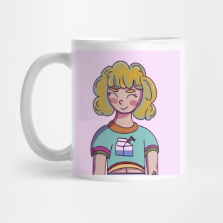 Cute girl milk shirt Mug